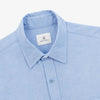 Serge Blanco L/S Blue Oxford Shirt with Multicolor Buttons