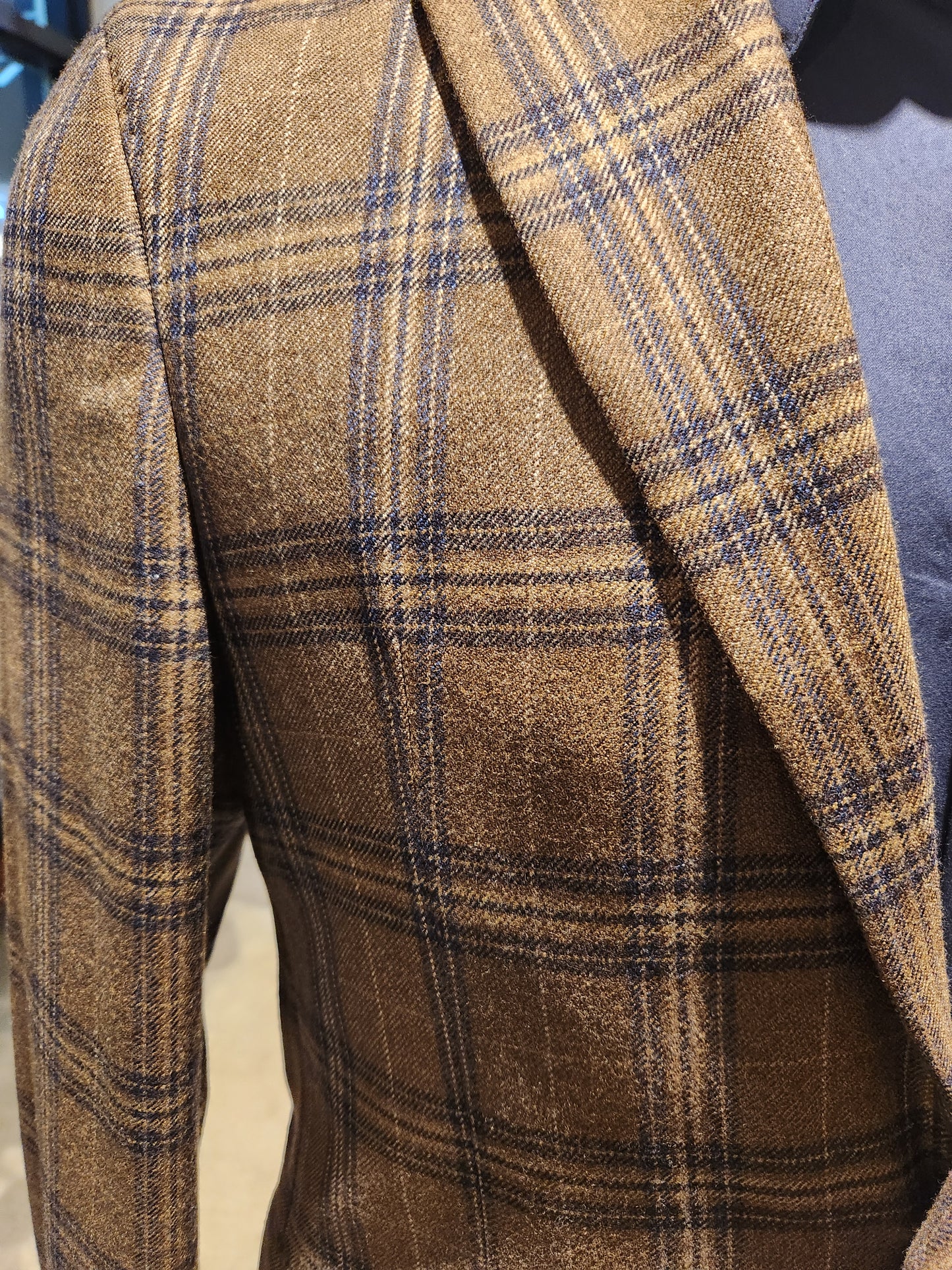 SAND Star Napoli 6135/230 Navy/Brown Glen Plaid