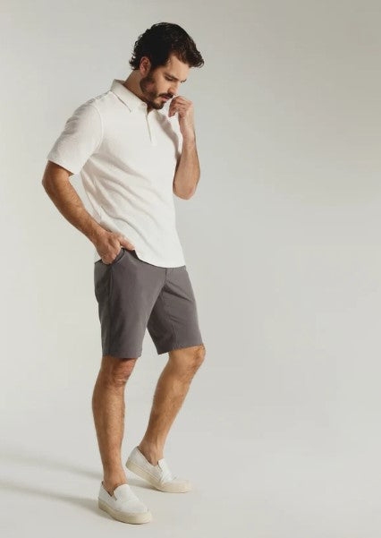 7 Diamonds Momentum Stretch Short - Charcoal