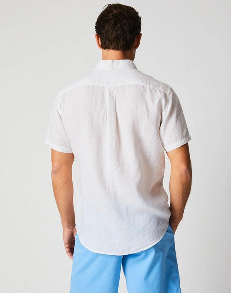 Billy Reid S/S Linen Tuscumbia Shirt Button Down Billy Reid