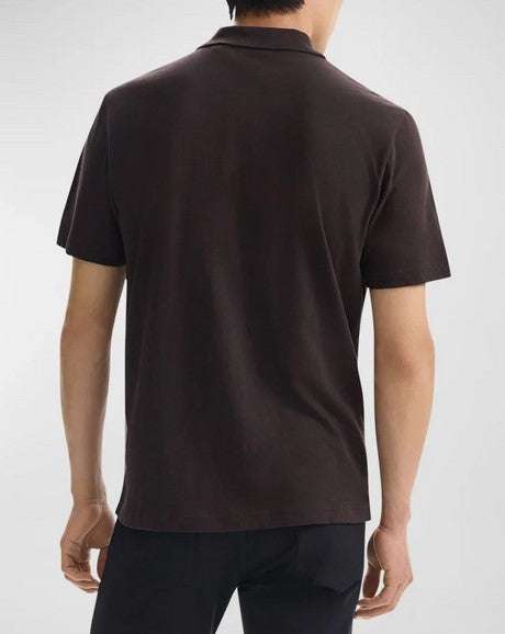 Bron Polo Shirt in Cosmos Slub Cotton THEORY