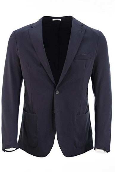 Fradi St. Jacket modern Italian slim sport coat in lightweight techno stretch fabric with two-button fastening and classic lapels