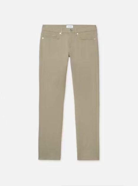 Men's Frame L'Homme slim-fit mid-rise twill jeans with 5-pocket design and super-stretch fabric