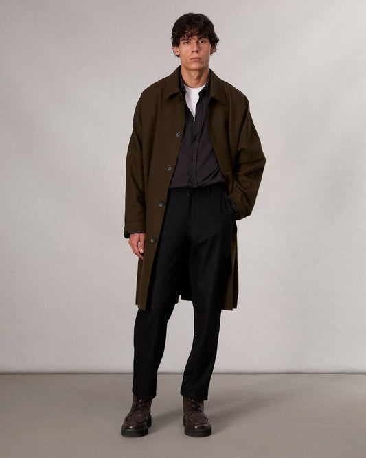 Rag & Bone Tomlin Cotton Shirt in Black Rag & Bone