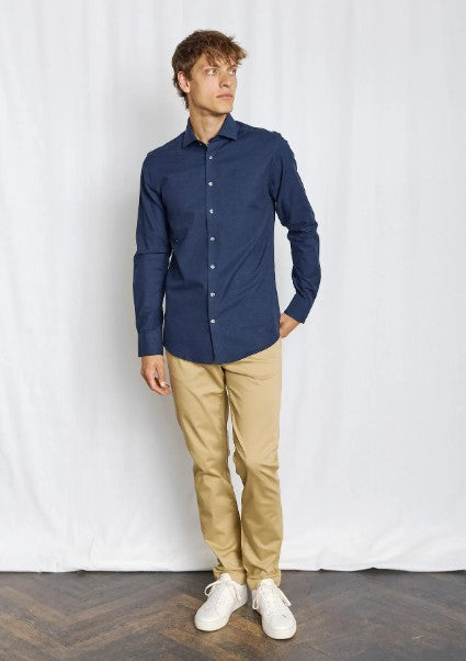 BS Fernando Modern Fit Shirt - Navy