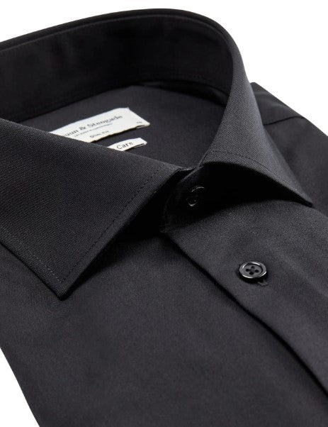 BS Miles Slim Fit Shirt - Black