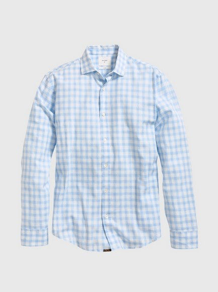 Billy Reid Hutcheson Sport Shirt - Blue Check