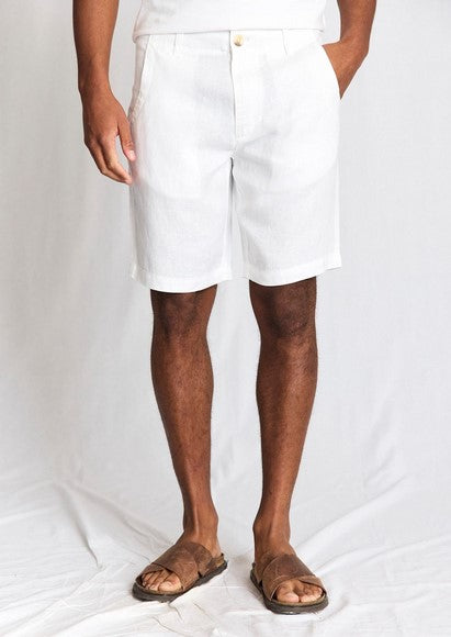 Bruun & Stengade BS Paolos Regular Fit Shorts - White