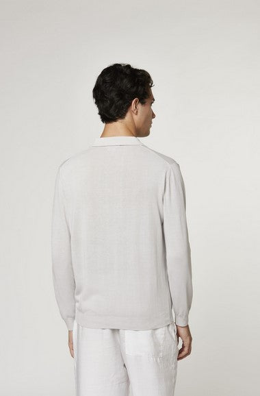 Daniele Fiesoli Cotton Long sleeve polo shirt - Navy