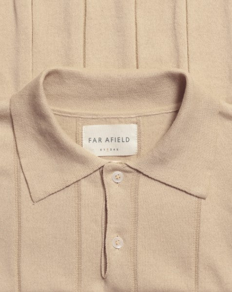 Far Afield Jacobs Punched Stripe Polo