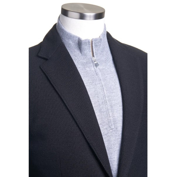 Fradi Wool Jersey Blazer - Navy