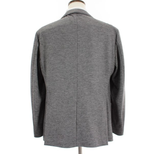 Fradi Wool Blend Knit Jacket - Mélange Grey
