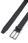 Hugo Boss Carmello Printed Leather Belt in Black