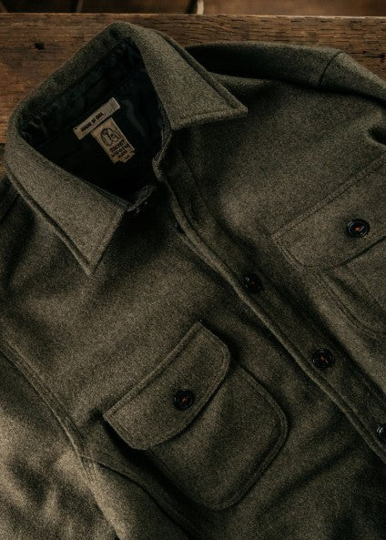 Hiroshi Kato The Anvil Melton Wool - Dark Green