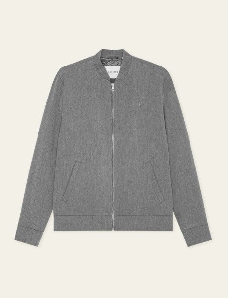 Les Deux Como Bomber Jacket - Grey Melange