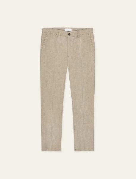 Les Deux Como Reg Solid Pants - Laurel Oak Sand