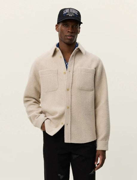 Les Deux Lennon Bouclé Overshirt - Ivory
