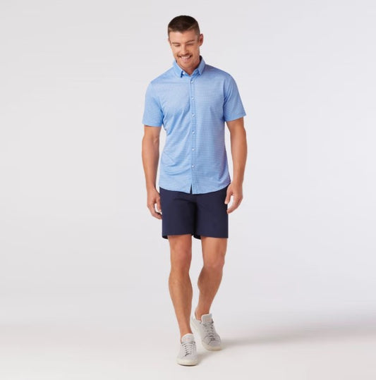 Mizzen & Maine Halyard Trim Fit Short Sleeve Shirt