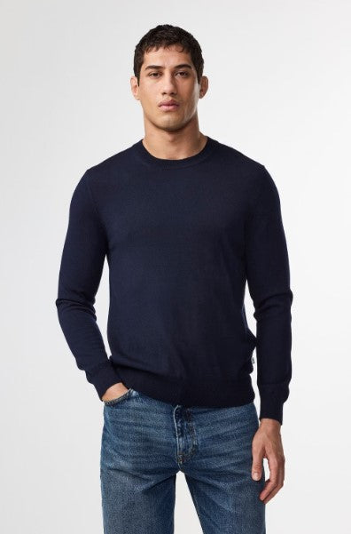 Ted Lightweight Merino Wool Sweater - Navy