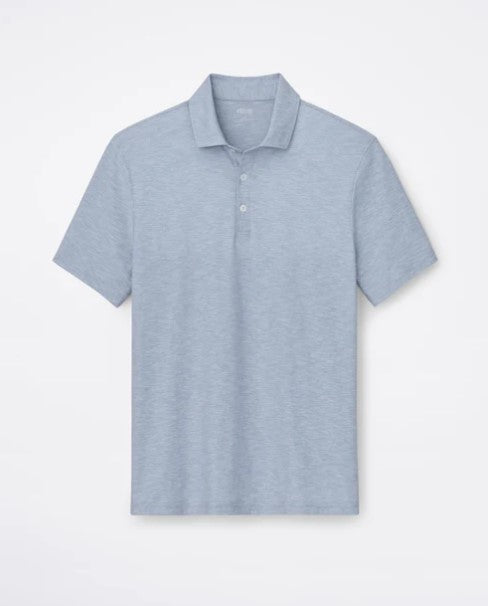Orchard & Broome Slub Stripe Cotton Polo