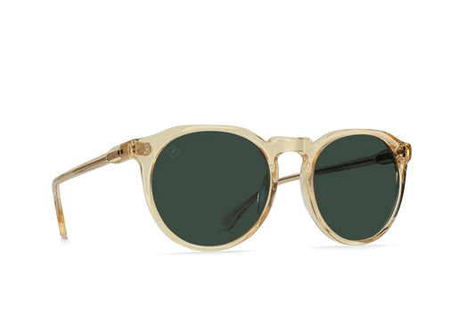 Raen Optics Remmy Polarized Sunglasses - Champagne Crystal / Green