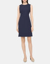 Theory Fitted Sleevless Dress in Navy