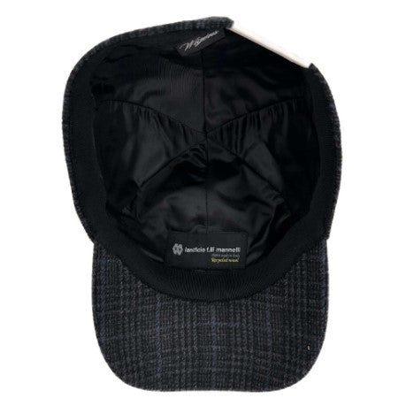 Wigens Charcoal Check Baseball Classic Cap