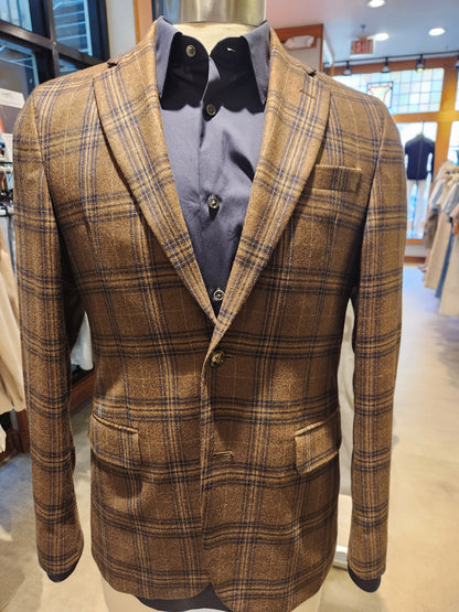 SAND Star Napoli 6135/230 Navy/Brown Glen Plaid