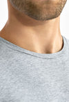 Bread & Boxer 2 Pack of Crew-Neck Shirts in Grey Melange