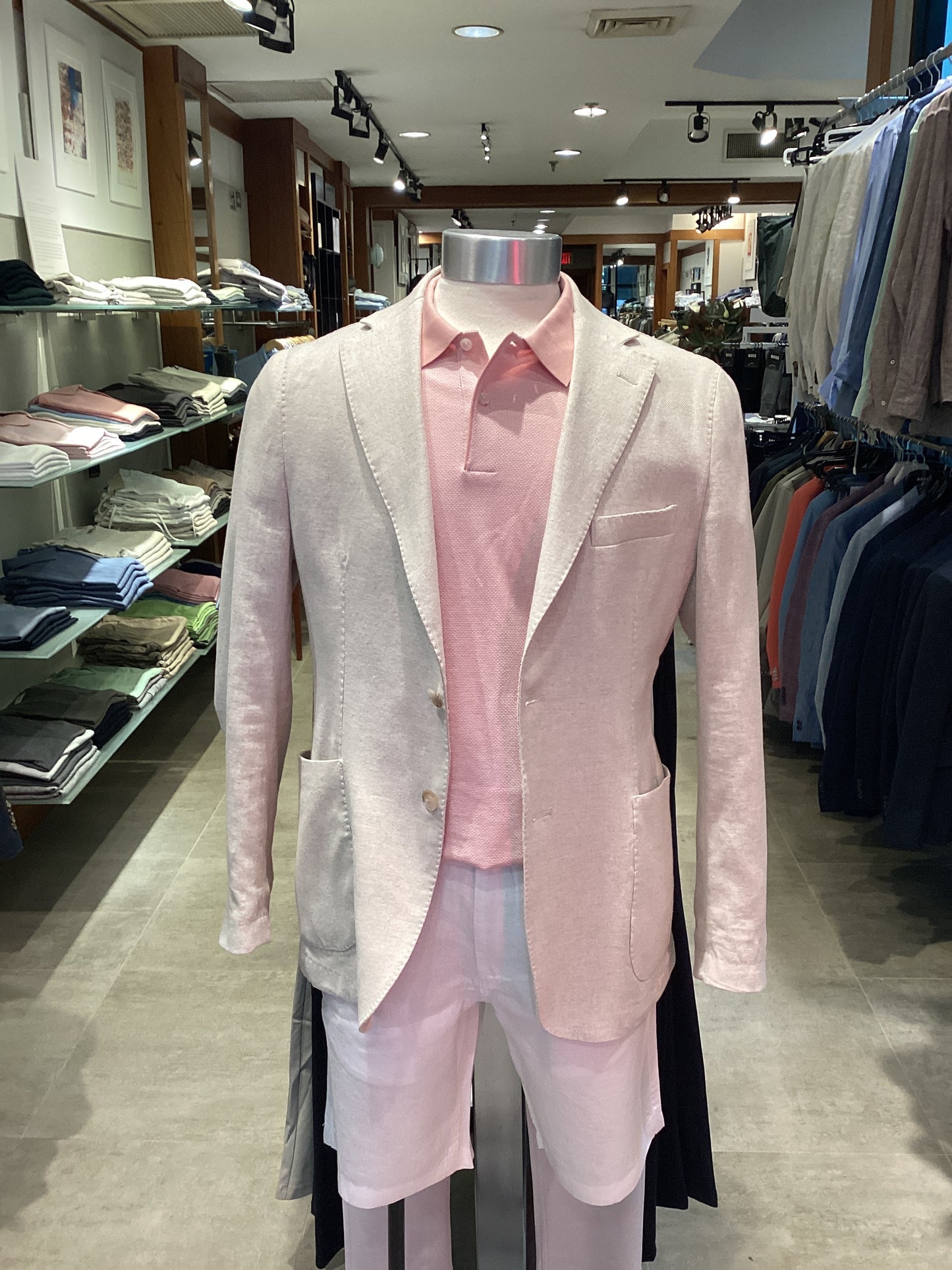 Jerry Key Natural Cotton-Linen Jacket