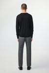 NN07 Ted Crewneck Lightweight Sweater in Black