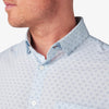 Mizzen + Main Leeward S/S Shirt in Sky Circle Dot Print