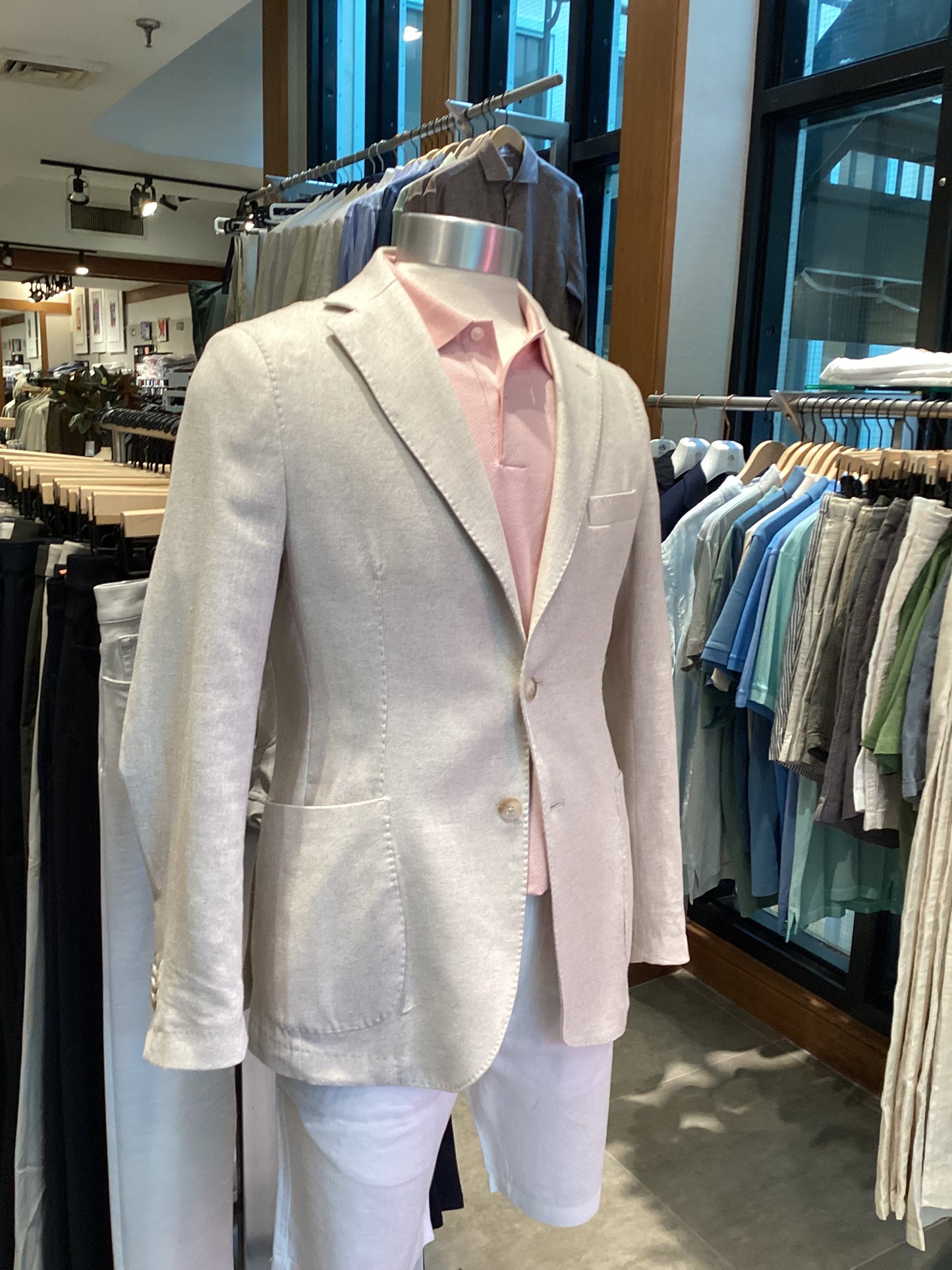 Jerry Key Cotton-Linen Jacket - Natural