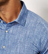 Desoto Shirt in Blue Melange