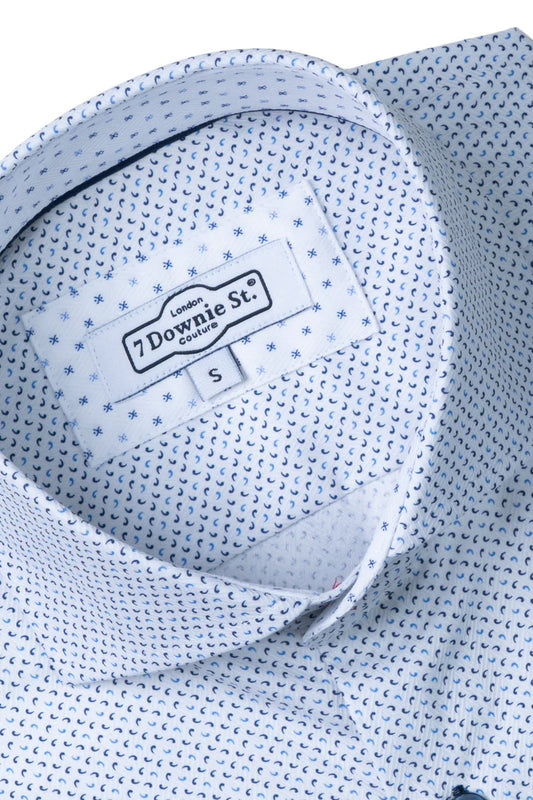 7 Downie St. 9093 Long Sleeve Sport Shirts - White