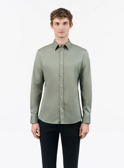 Tiger of Sweden Adley Shirt in Taupe Tiger Of Sweden