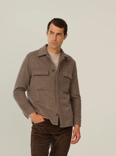 Sand Copenhagen Cashmere Light M Aiden Overshirt SAND