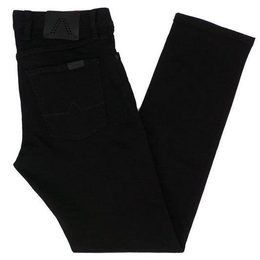 Alberto Pipe Jean in Black Alberto