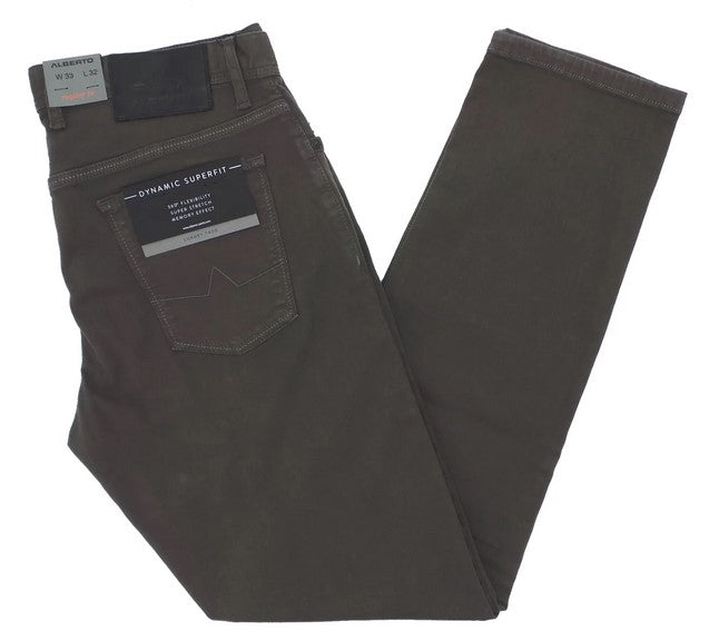 Alberto Pipe Jean in Grey Alberto