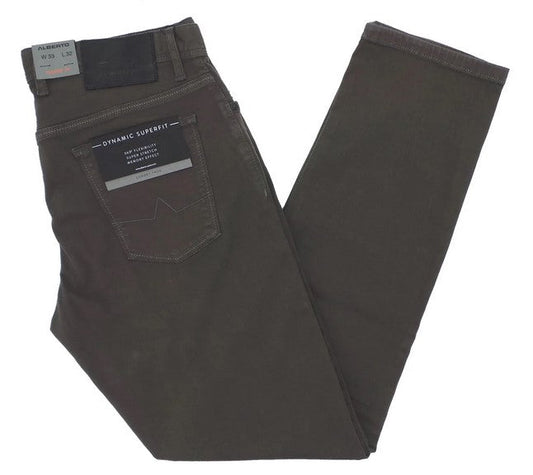 Alberto Pipe Jean in Grey Alberto