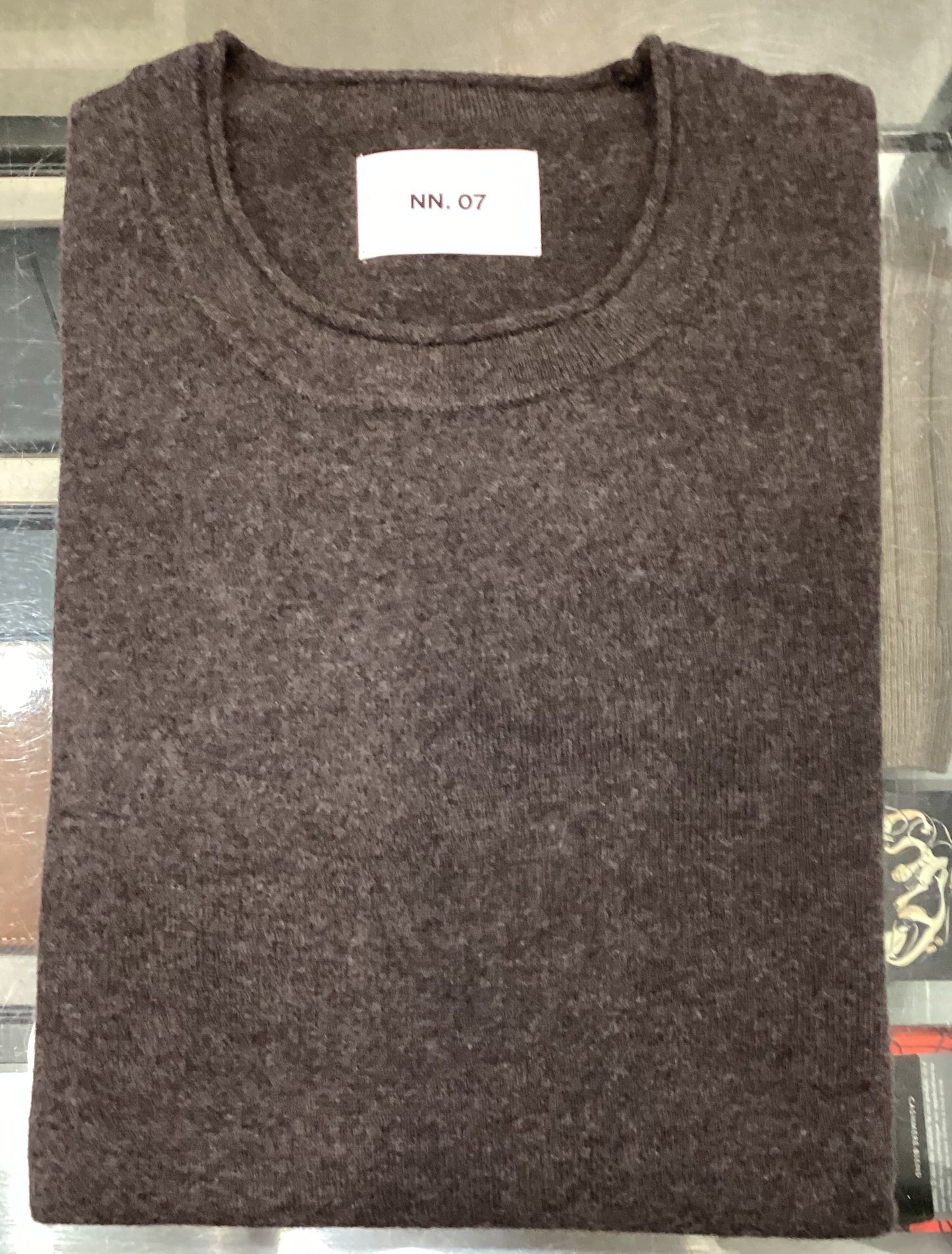 NN07 Sammy Wool Crewneck Sweater - Earth Melange