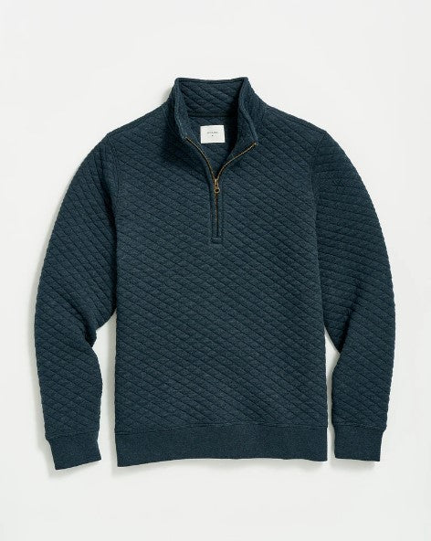 Billy Reid Diamond Quilt Half Zip Billy Reid