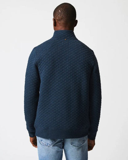 Billy Reid Diamond Quilt Half Zip Billy Reid