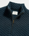 Billy Reid Diamond Quilt Half Zip