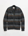 Billy Reid Plaid Zip Sweater