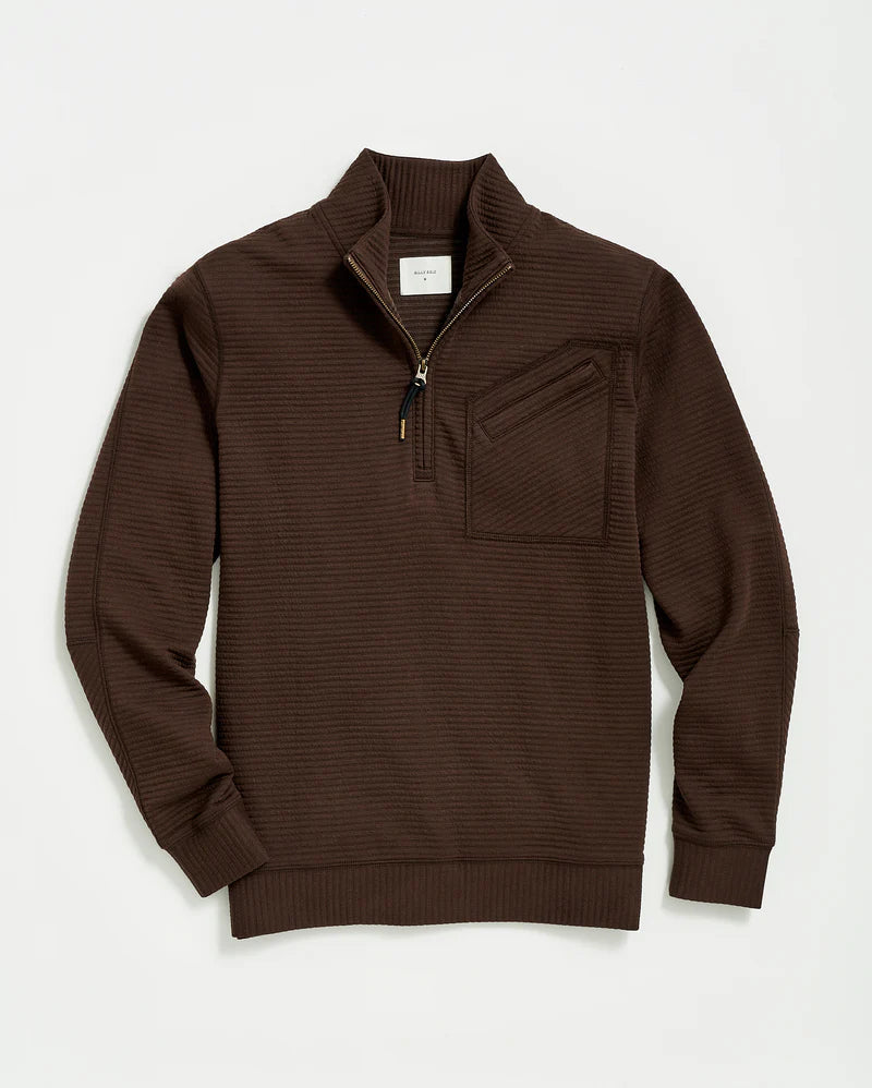 Billy Reid Quilted Half Zip Raggs - Fashion for Men