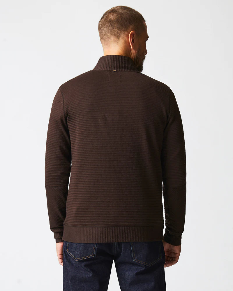Billy Reid Quilted Half Zip Raggs - Fashion for Men