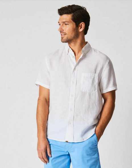 Billy Reid S/S Linen Tuscumbia Shirt Button Down Billy Reid