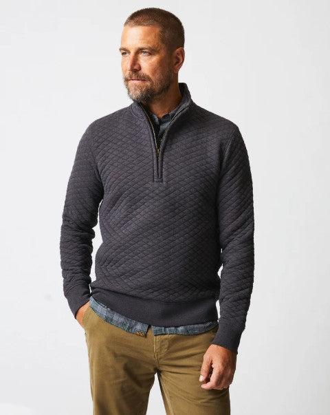 Billy Reid Diamond Quilt Half Zip Billy Reid