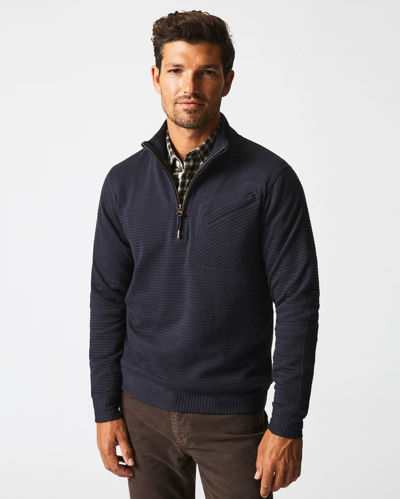 Billy Reid Quilted Half Zip Raggs - Fashion for Men